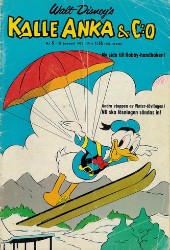 KALLE ANKA & CO 1970: 5 RITAT FRAMSIDA