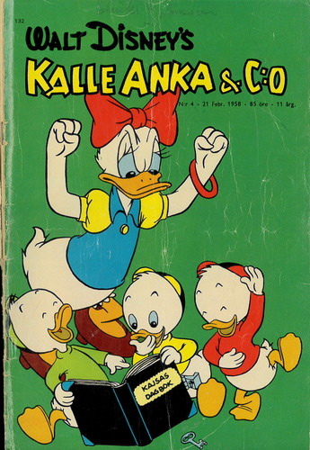KALLE ANKA & CO 1958: 4 sliten