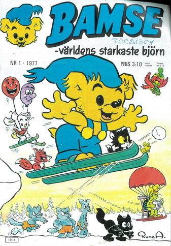 BAMSE 1977: 1 (SKRIVIT OMSLAG)