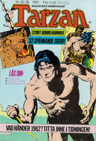 TARZAN 1981:25/26