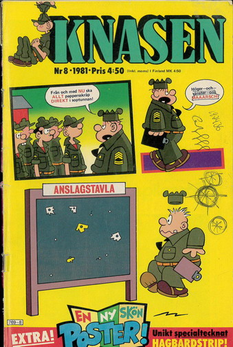KNASEN 1981: 8 (ritat omslag)