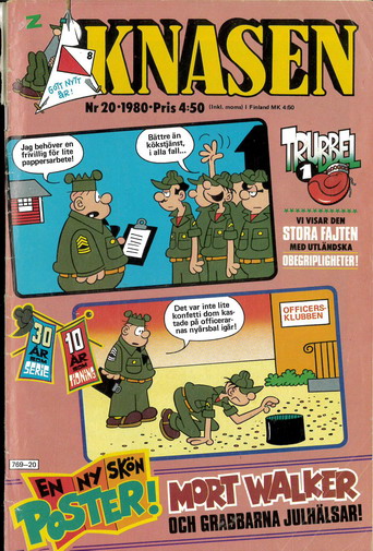 KNASEN 1980:20 (löst omslag)