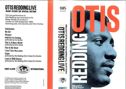 OTIS REDDING - READY STEADY GO! SPECIAL EDITION (VHS)
