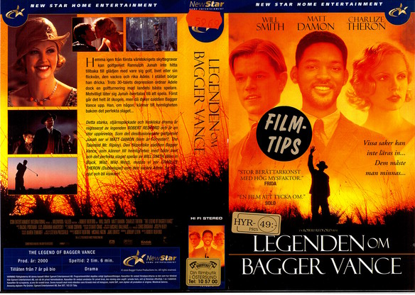 LEGENDEN OM BAGGER VANCE (Vhs-Omslag)