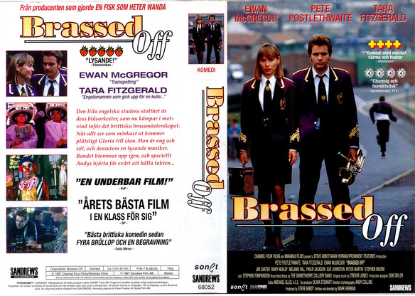 BRASSED OFF (vhs-omslag)