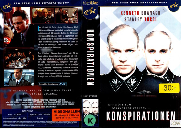 KONSPIRATIONEN (Vhs-Omslag)