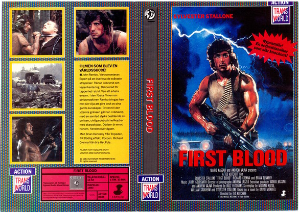 8188 FIRST BLOOD (VHS)