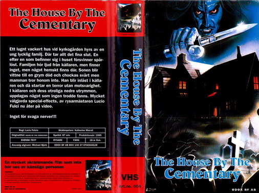 HOUSE BY THE CEMENTARY (VHS)