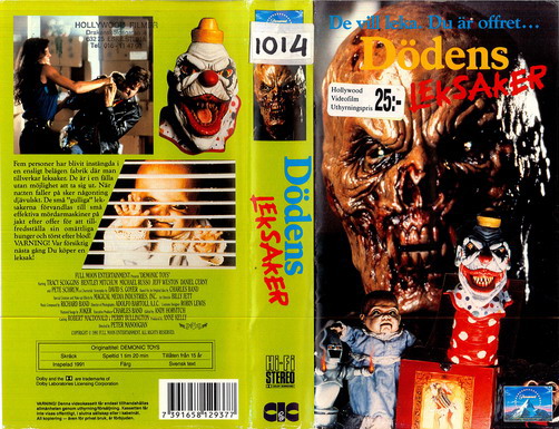 DÖDENS LEKSAKER(Vhs-Omslag)