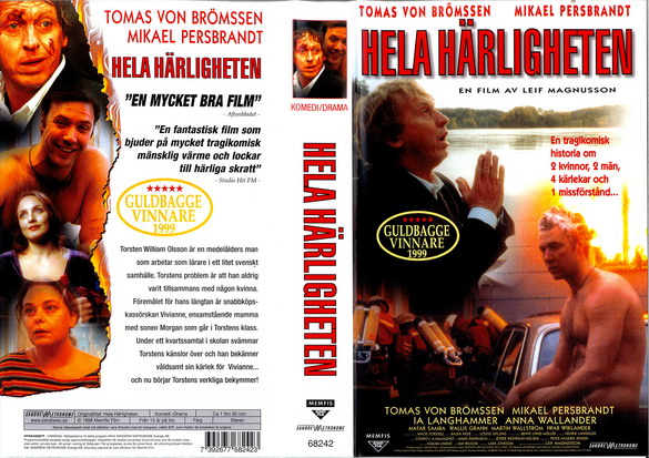 HELA HÄRLIGHETEN (vhs-omslag)
