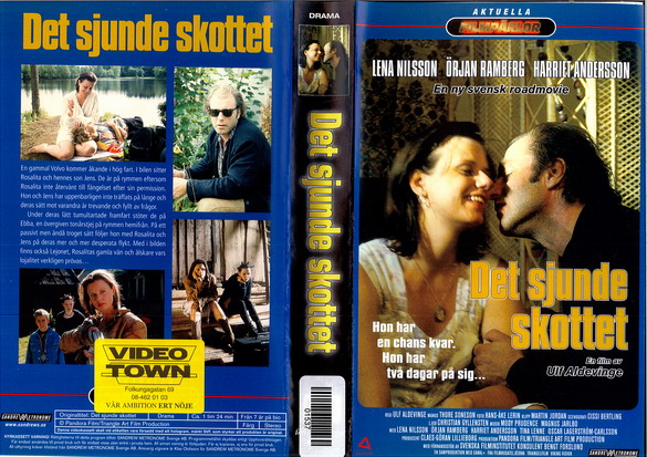 DET SJUNDE SKOTTET (vhs-omslag)