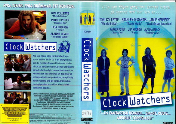 CLOCK WATCHERS (vhs-omslag)