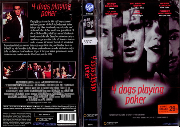 4 DOGS PLAYING POKER (vhs)