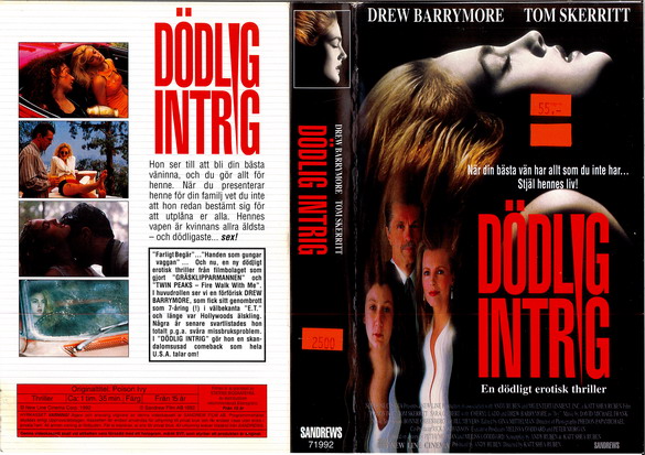 DÖDLIG INTRIG (vhs-omslag)