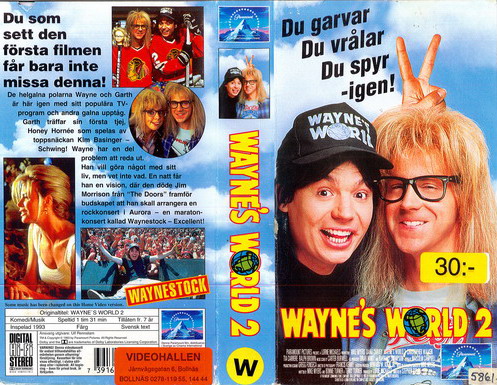 WAYNE\'S WORLD 2 (VHS)