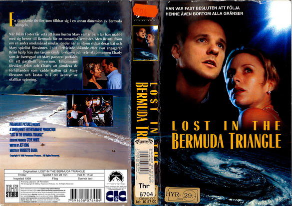 LOST IN THE BERMUDA TRIANGLE (Vhs-Omslag)
