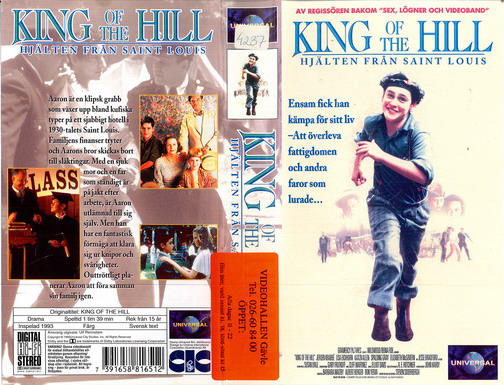 KING OF THE HILL (vhs-omslag)