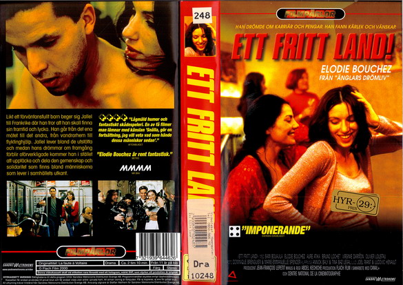 ETT FRITT LAND (vhs-omslag)