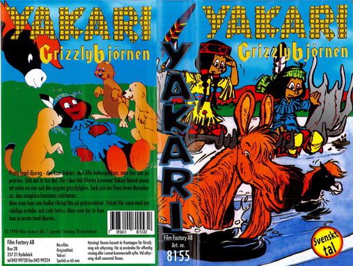 YAKARI - GRIZZLYBJÖRNEN(Vhs-Omslag)