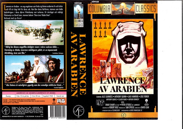 LAWRENCE AV ARABIEN (VHS)