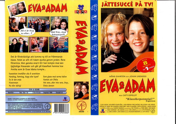 EVA & ADAM- 8 delar (VHS)
