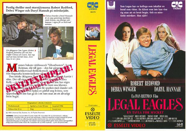 LEGAL EAGLES (Vhs-Omslag)