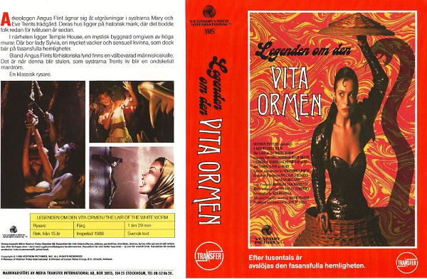 LEGENDEN OM DEN VITA ORMEN (vhs-omslag)
