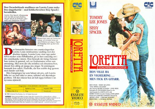LORETTA coalminer's daughter (Vhs-Omslag)