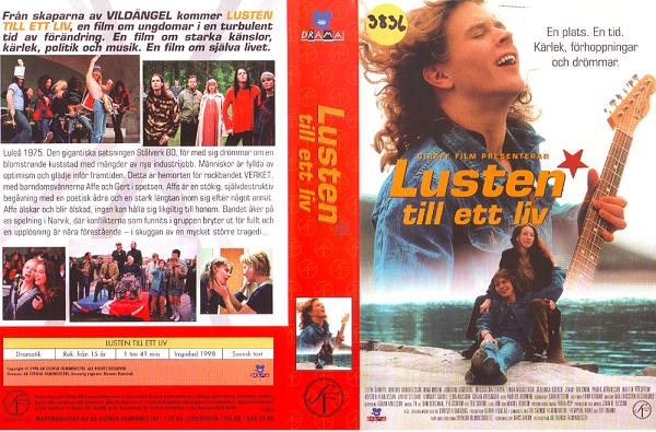 LUSTEN TILL ETT LIV (vhs-omslag)