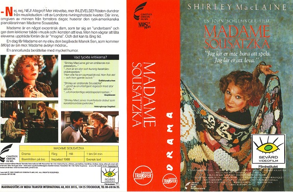 MADAME SOUSATZKA (vhs-omslag)