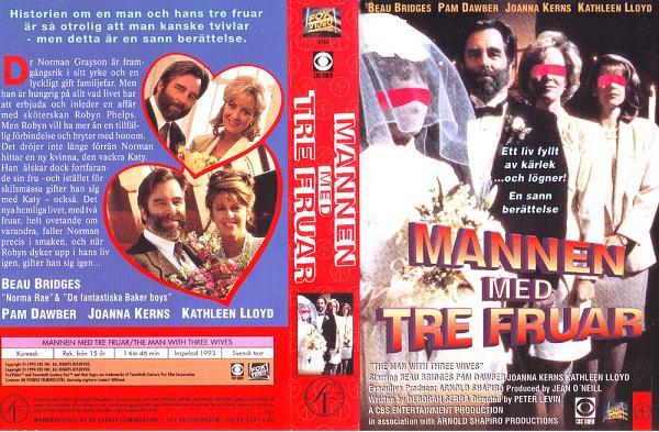 MANNEN MED TRE FRUAR (vhs-omslag)