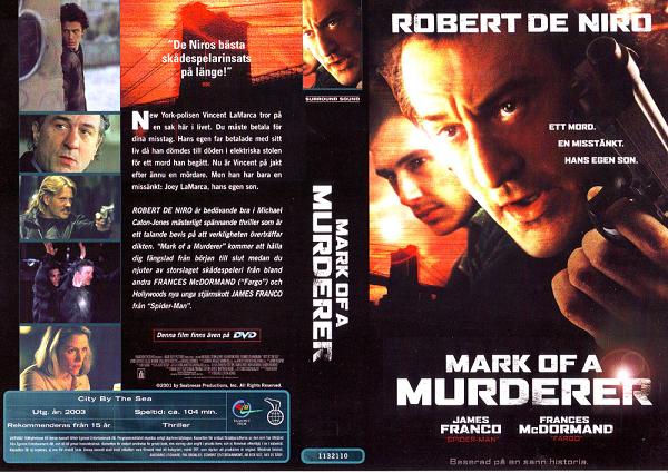 MARK OF A MURDERER (Vhs-Omslag)