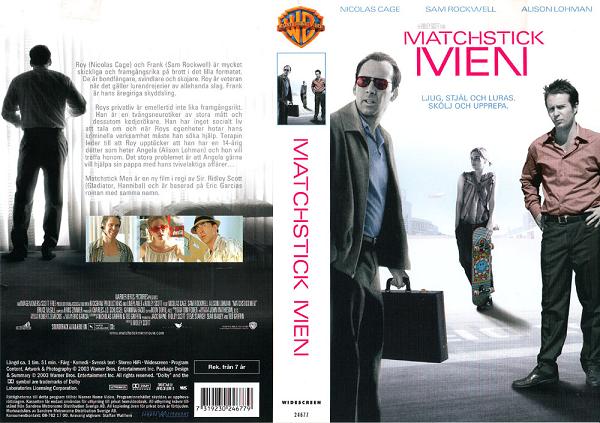 MATCHSTICK MEN (vhs-omslag)