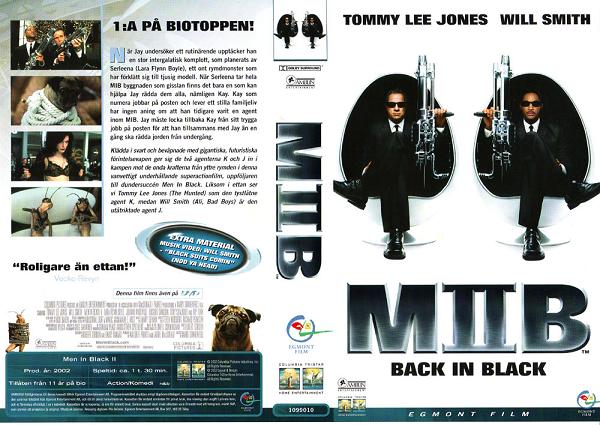 MEN IN BLACK 2 (Vhs-Omslag)