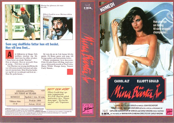 MINA BÄSTA ÅR (Vhs-Omslag)