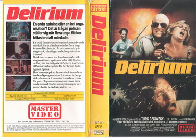 DELIRIUM (VHS omslag)