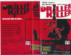 DRILLER KILLER (vhs) uk strong uncut