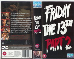 FRIDAY THE 13th 2-uk vhs