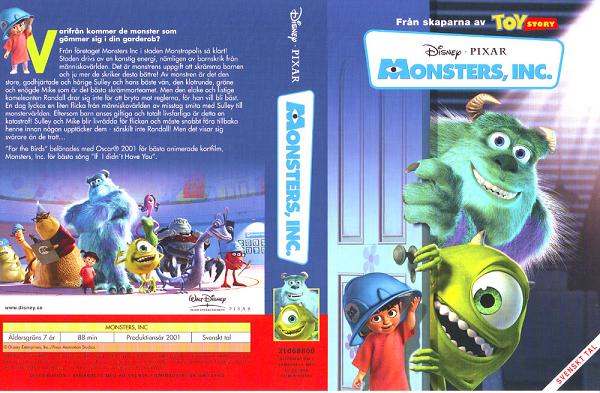 MONSTERS, INC. (vhs-omslag)