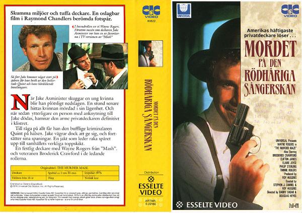 22166 MORDET PÅ DEN RÖDHÅRIGA SÅNGERSKAN (VHS)