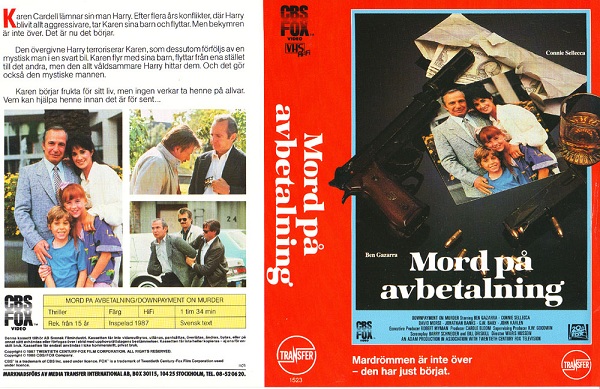 MORD PÅ AVBETALNING (vhs-omslag)