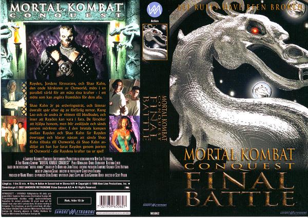 MORTAL KOMBAT FINAL BATTLE (vhs-omslag)