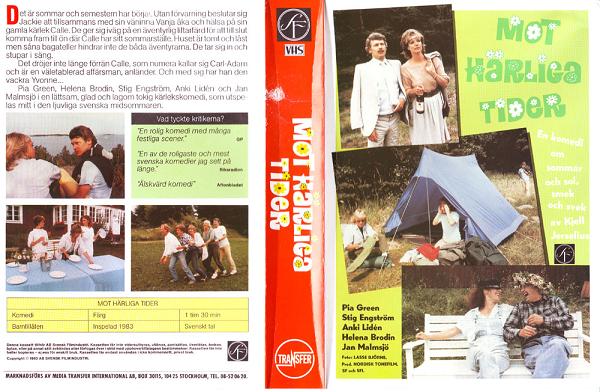 MOT HÄRLIGA TIDER (vhs-omslag)