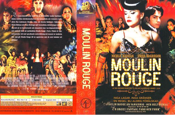MOULIN ROUGE (vhs-omslag)