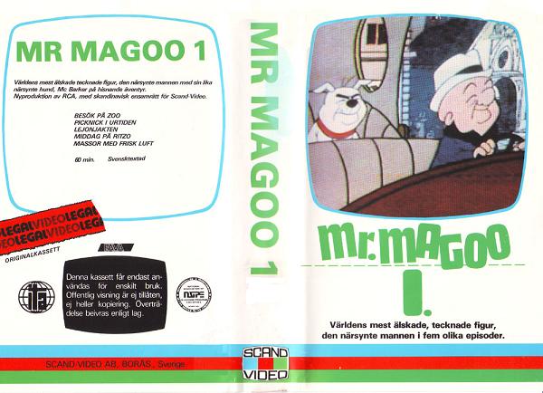 MR.MAGOO 1(vhs omslag)