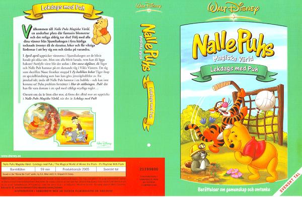 NALLE PUHS MAGISKA VÄRLD: LEKDAGS MED PUH (vhs-omslag)