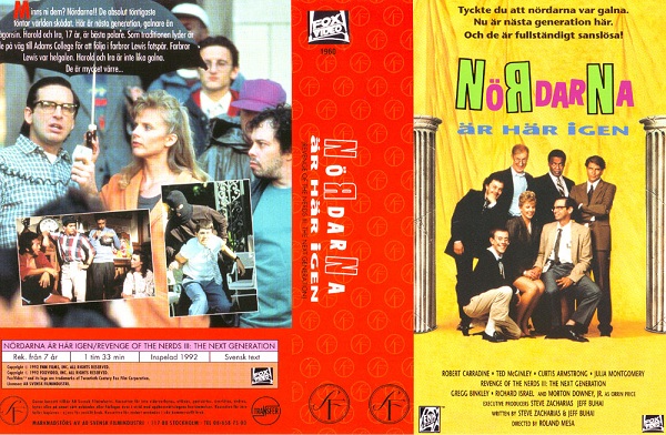 NÖRDARNA ÄR HÄR IGEN (vhs-omslag)