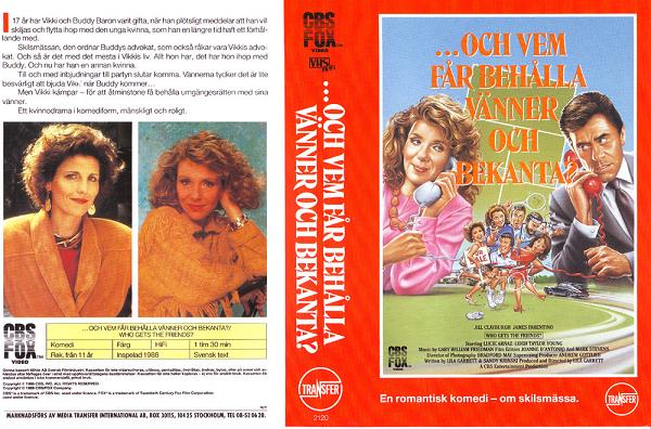 OCH VEM FÅR BEHÅLLA VÄNNER OCH BEKANTA (vhs-omslag)