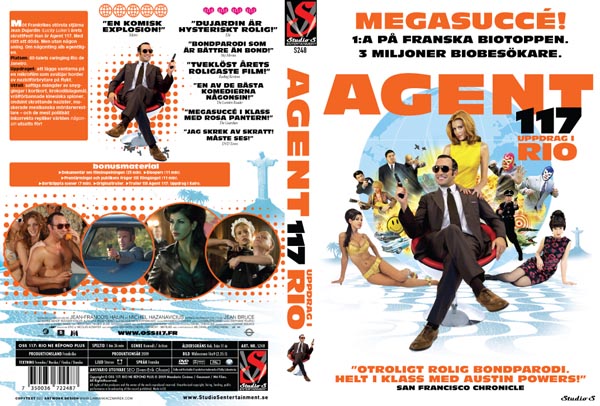 Agent 117: Uppdrag i Rio (beg dvd)