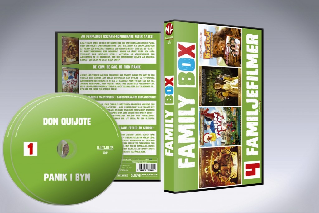 NF 511 Family Box (4 filmer)(DVD)